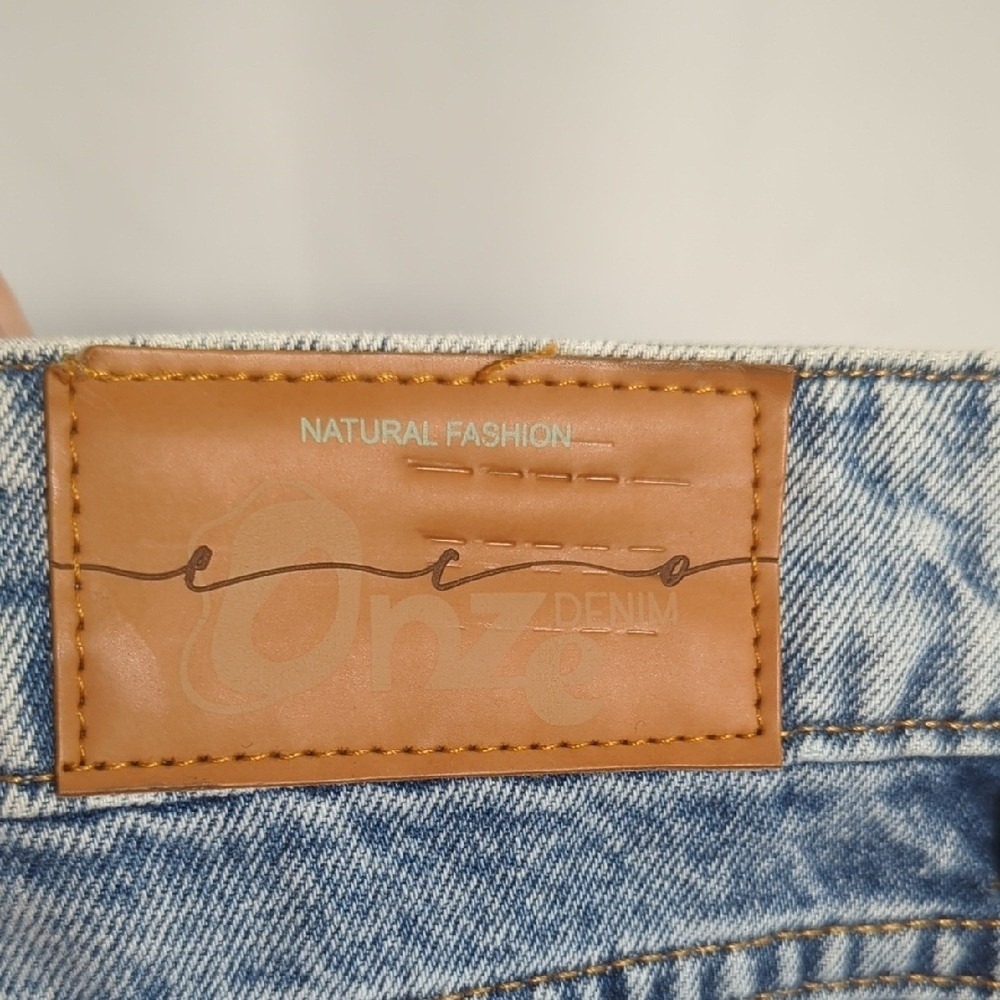 Onze Denim Made in Brasil Wide Leg‎ Denise Light Wash Size Women's 6 RARE HTF - Picture 12 of 15